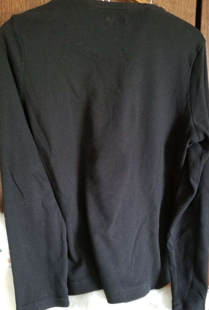 Basic Editions Black Long Sleeve Tee - image 2